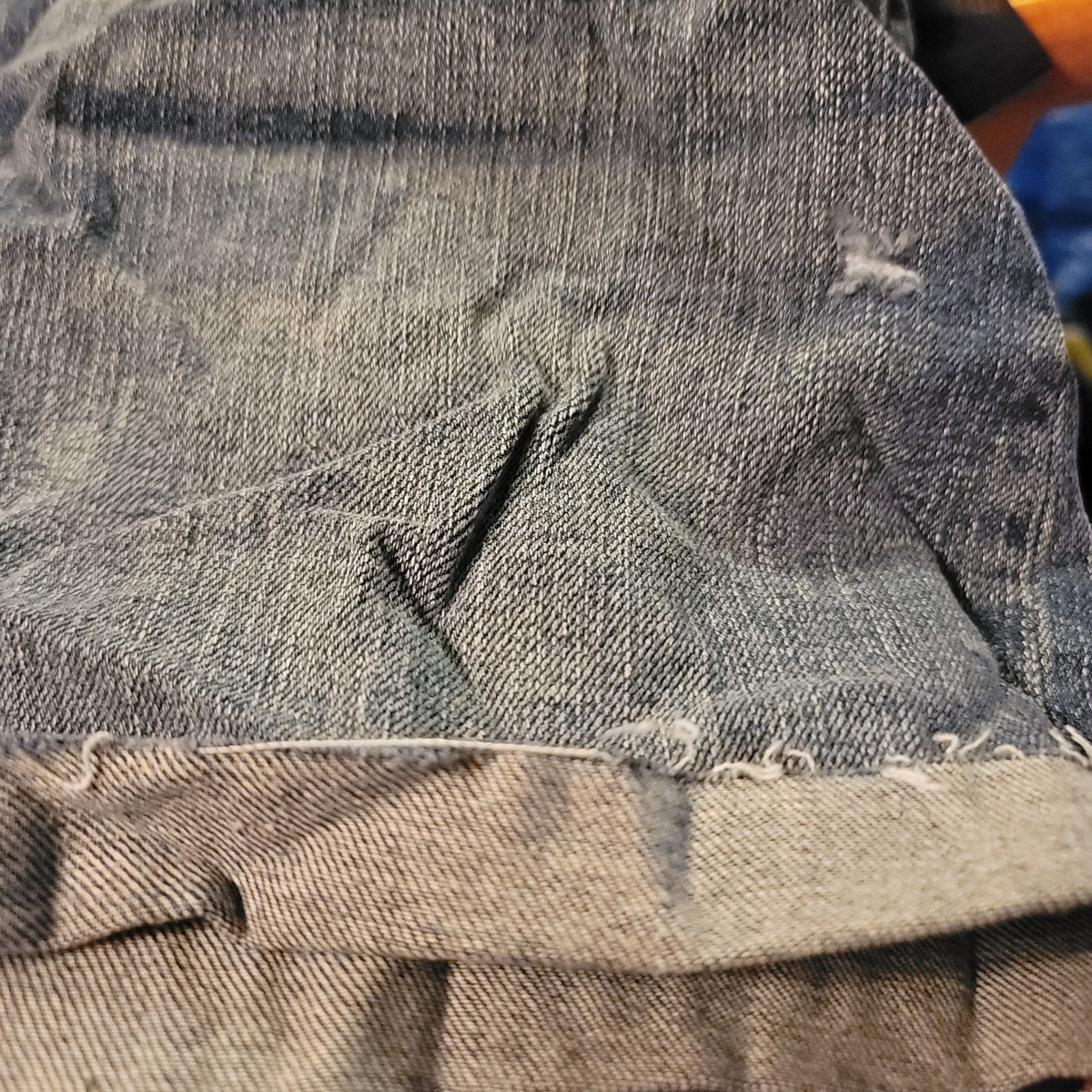 Madewell Size 28 High Waist Boyfriend Cutoff Denim Shorts Gravel Medium Size 28