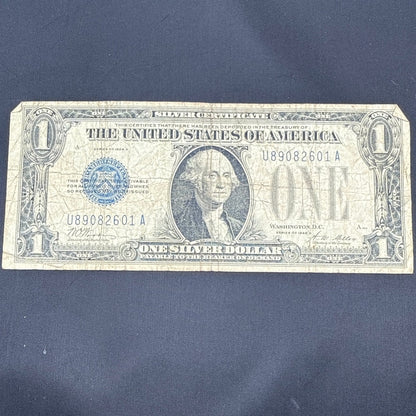 Paper Currency Bank Note USA Paper Money $1 Series 1928 A Funnyback Silver Cert