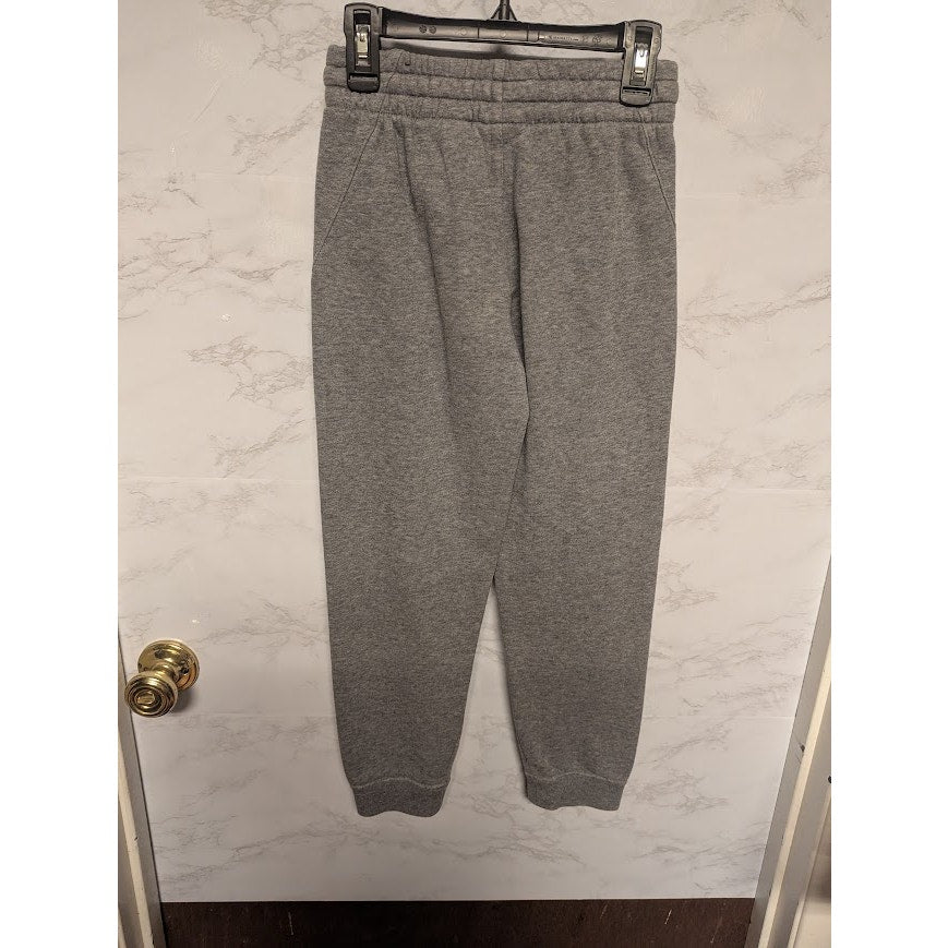 NEW Nike gray Sweatpants joggers elastic drawstring waist /ankle youth small