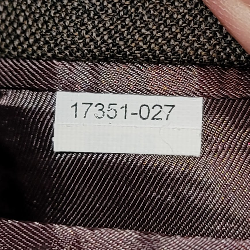 Vintage 80s Brooks Brothers 346 Stretch Pants W42 L31 Brown Cuffed Pant Pleated