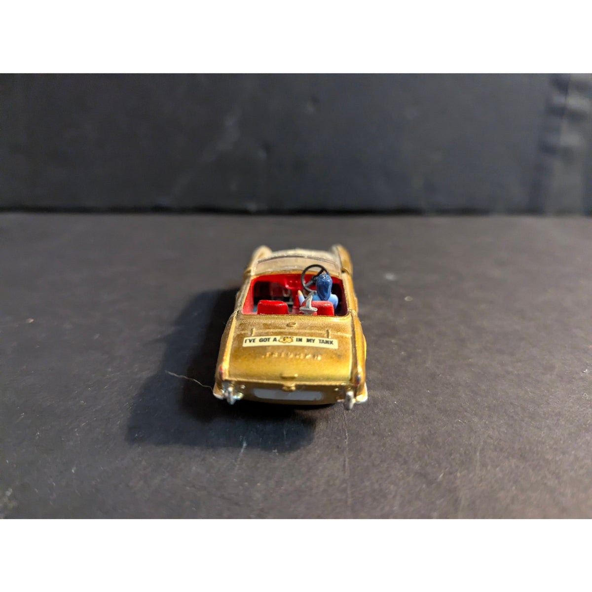 Vintage Dinky Toys Triumph Spitfire Gold Diecast Model Car Made in England