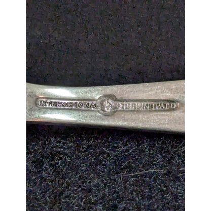 International Sterling Silver Cocktail Seafood Fork Art Deco Flatware Replacemen