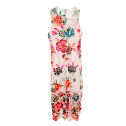 Alexia Admor Palmer Dress Size 4 NEW Floral overlay lined embroidered Sheath NEW