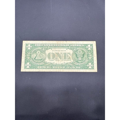 Paper Currency Note Paper Money $1 Series 1957 B silver certificate blue seal