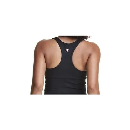 Champion Pull On Sculpt Crop Top Size Large in Black NWT sports bra racerback