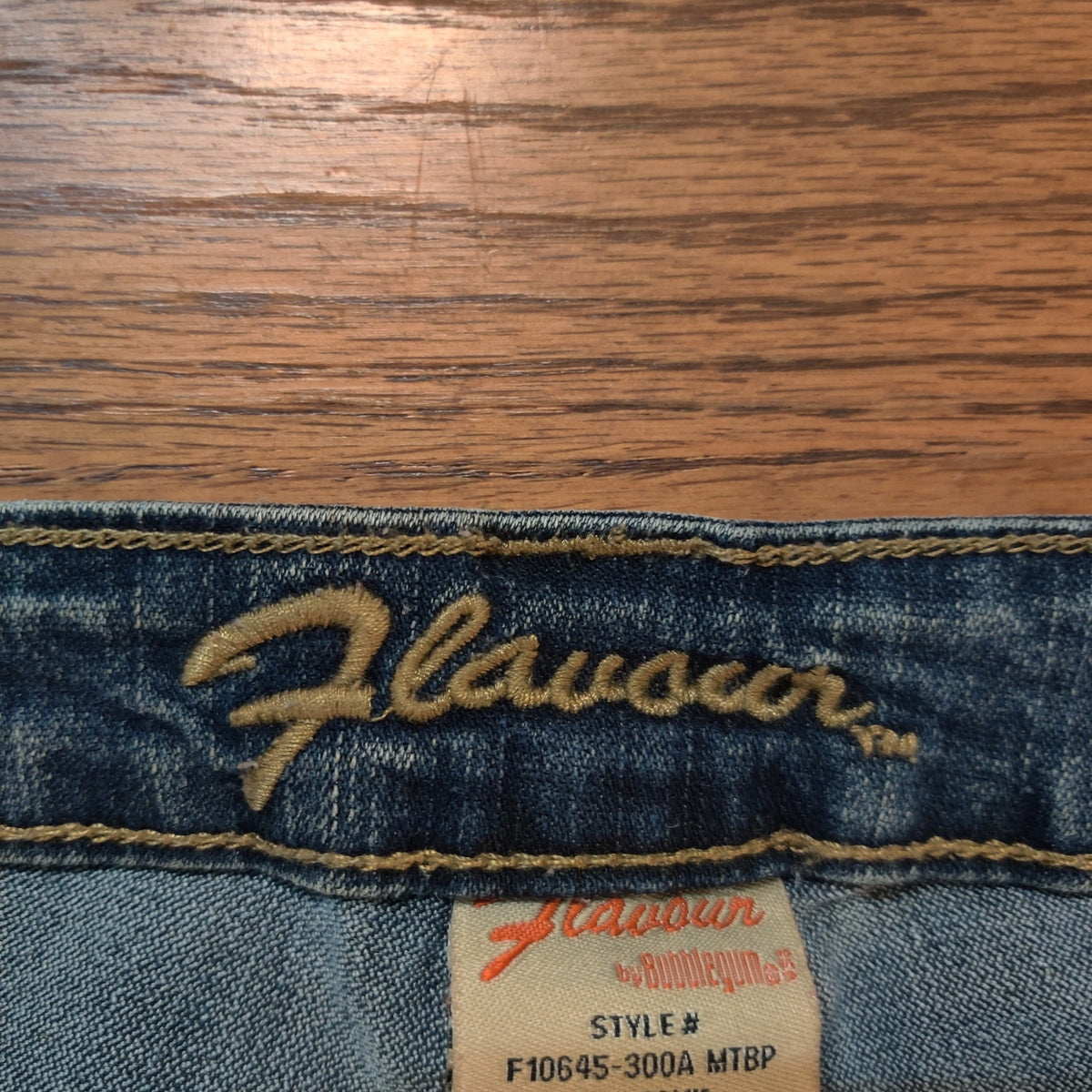 Flavour by Bubblegum Vintage Flare Jeans Blue Denim Retro Y2K Aesthetic Size 4P