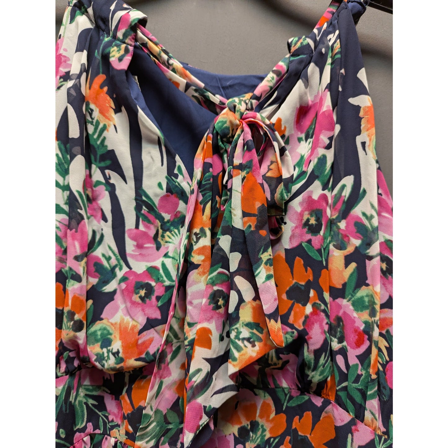 Eliza J Floral Halter Neck  Maxi Dress Size 22W NWT Formal Cocktail Party