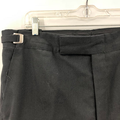 Tuxedo Black Pants Mens 41 Long Made Romania Flat Front 28" Inseam VINTAGE