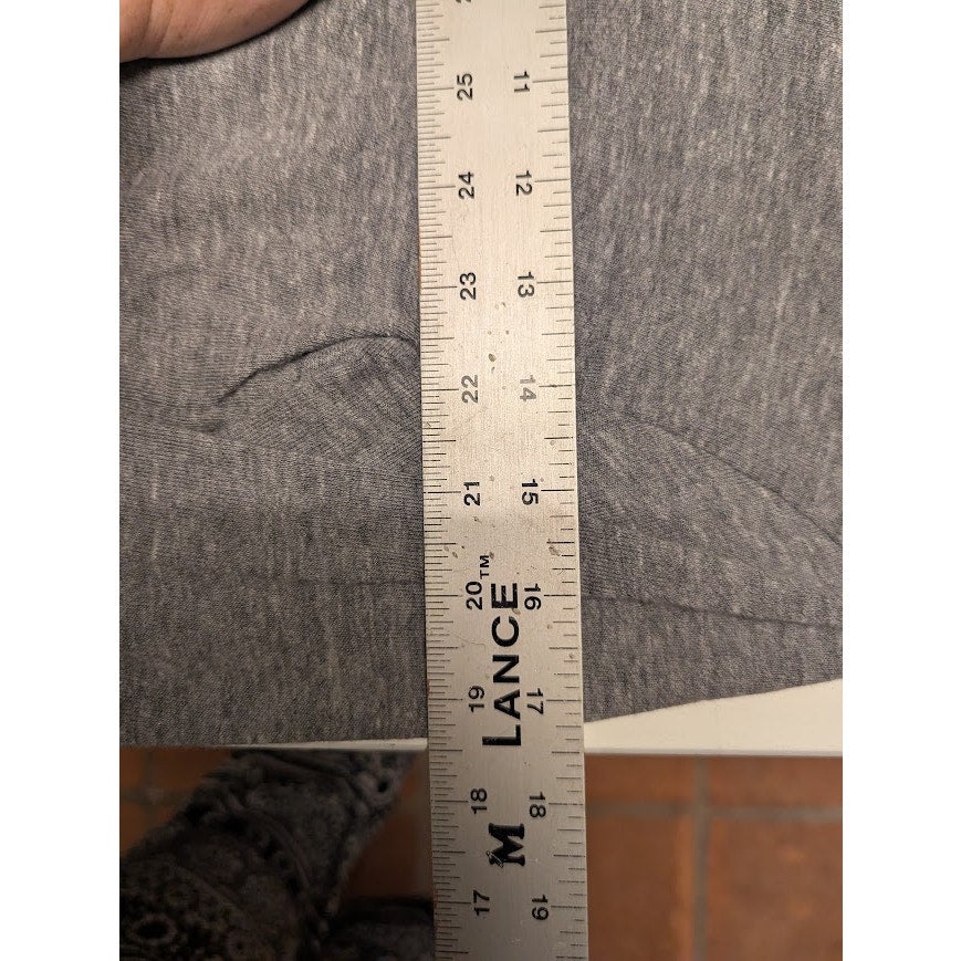 NEW Alternative Gray Hoodie drawstring Neck kangaroo pocket long sleeve Small