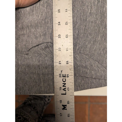 NEW Alternative Gray Hoodie drawstring Neck kangaroo pocket long sleeve Small
