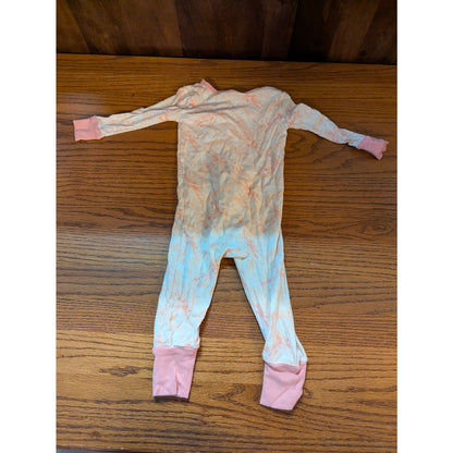 Kids Headquarters Baby Girls Pink Striped Pajama Set 18 Months