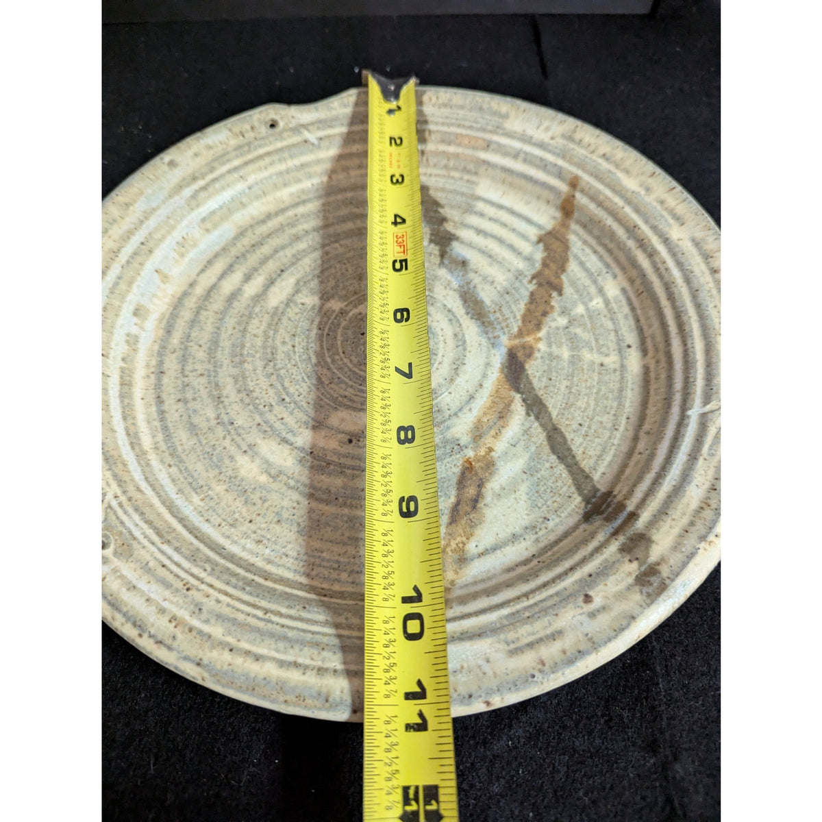 George Griffin Pottery, Sopchoppy Florida Handmade Art Pottery Plate 11"