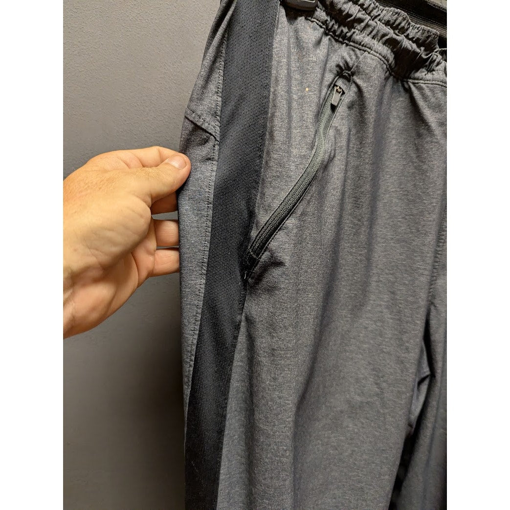 Zella Gray Activewear Track Jogger Pants Size Large NEW Athleisure