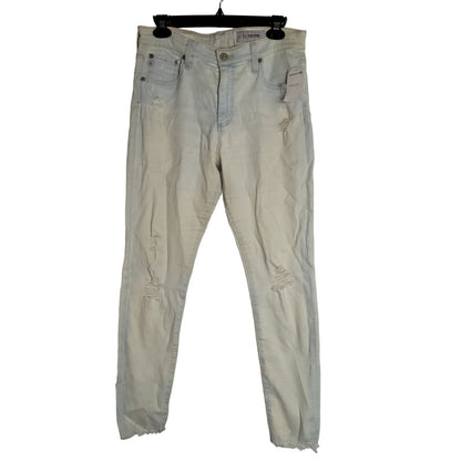 AGOLDE adriano goldschmied distressed acid wash skinny jeans 30 regular FRAYED