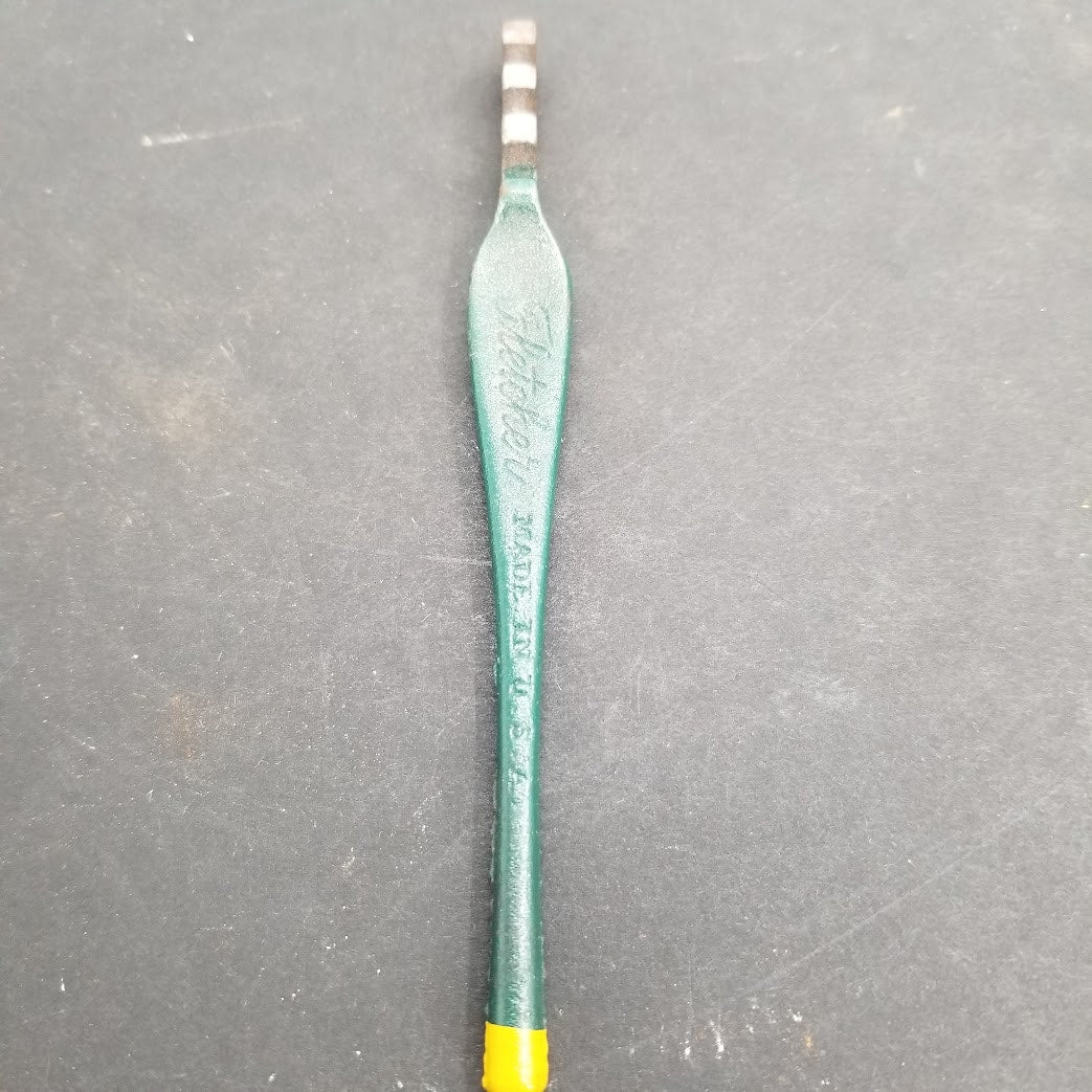 Antique Fletcher Hard Bronze Bearings Gold tip GLASS CUTTER WITH BOX