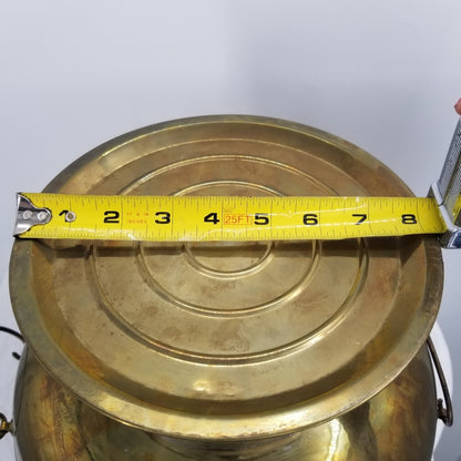 Vintage Chinese Mongolian Firepot Brass Hot Pot Chimney Chafing Dish 37"