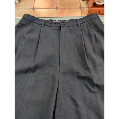 Banana Republic Wool Pants Size 4 High Waisted Pleated Front side pocket Italy