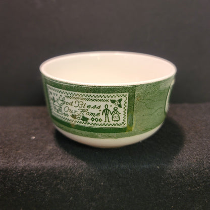 Vintage Teacup and Saucer colonial Homestead Pattern by Royal China