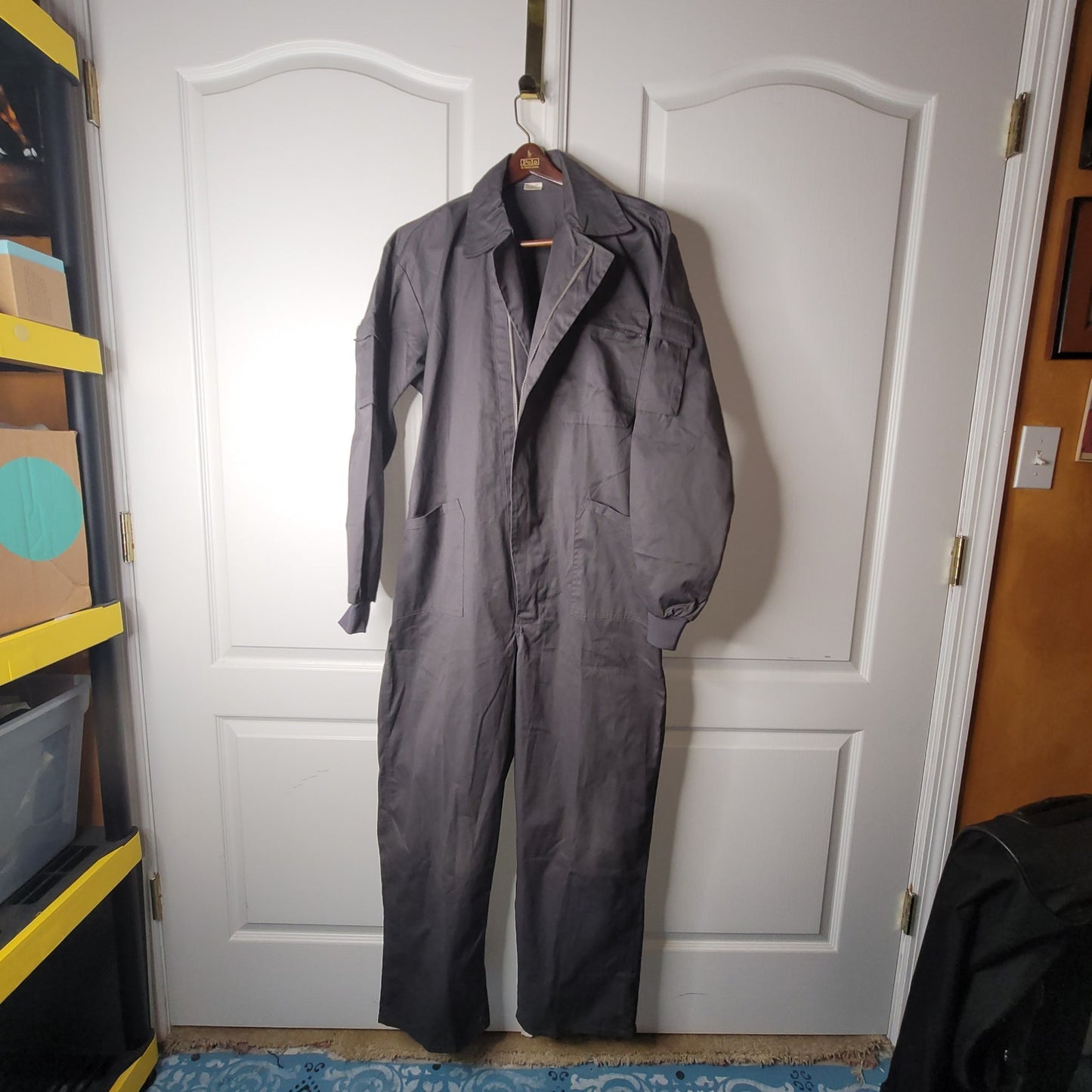 Sigfila Gray Workwear Mechanics Boiler Suit Jumpsuit Coveralls Size 56