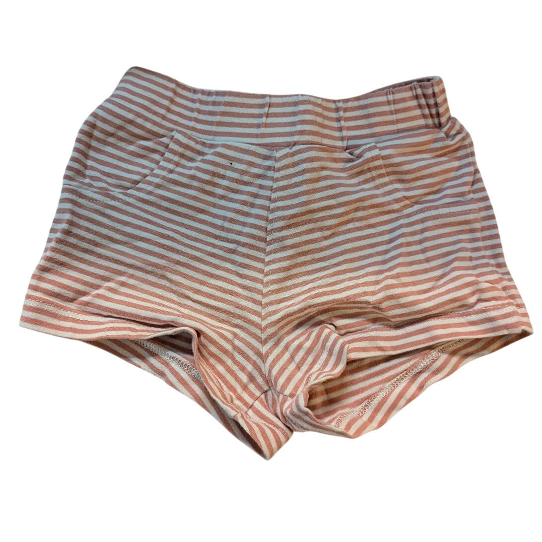 Nordstrom Baby Girls Pink Striped Diaper Cover Bloomers 9-12 Months