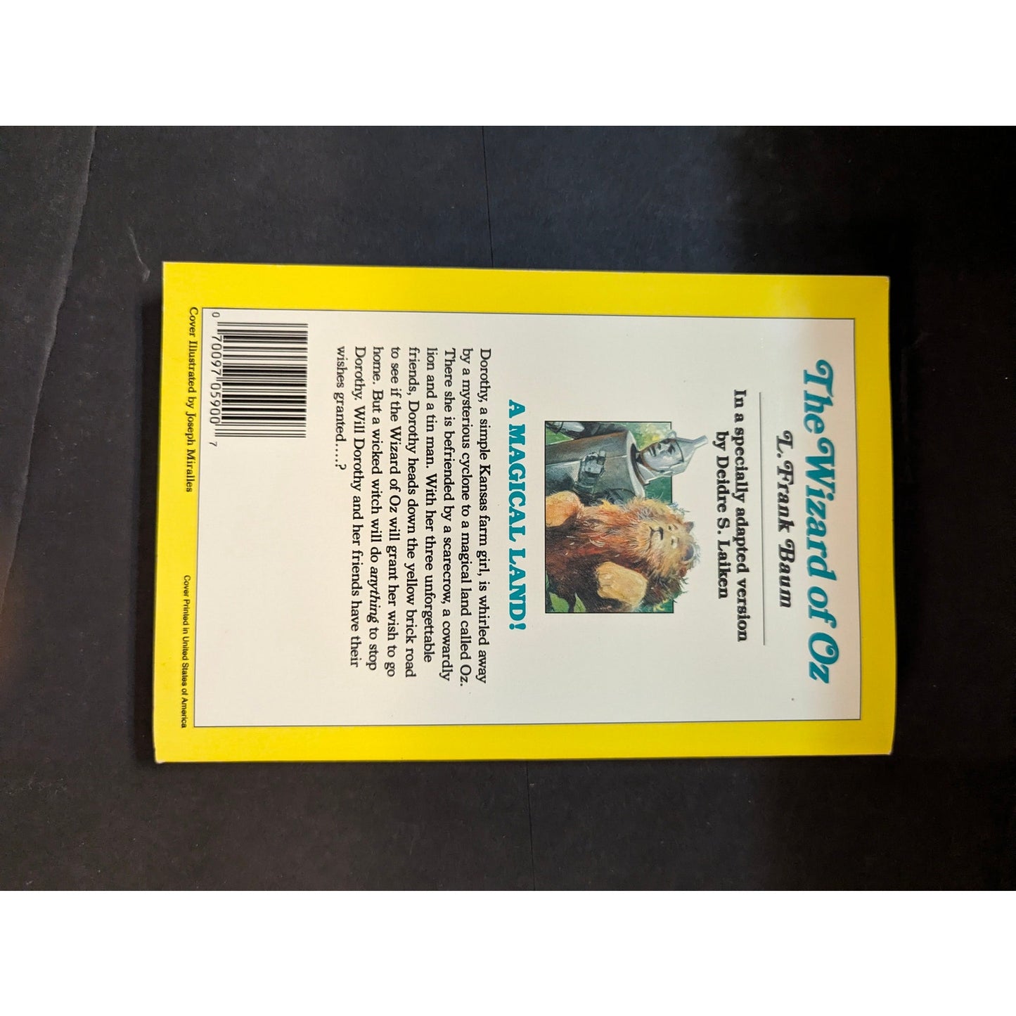 Vintage The Wizard of Oz L. Frank Baum Childrens Classic Stories Paperback Book