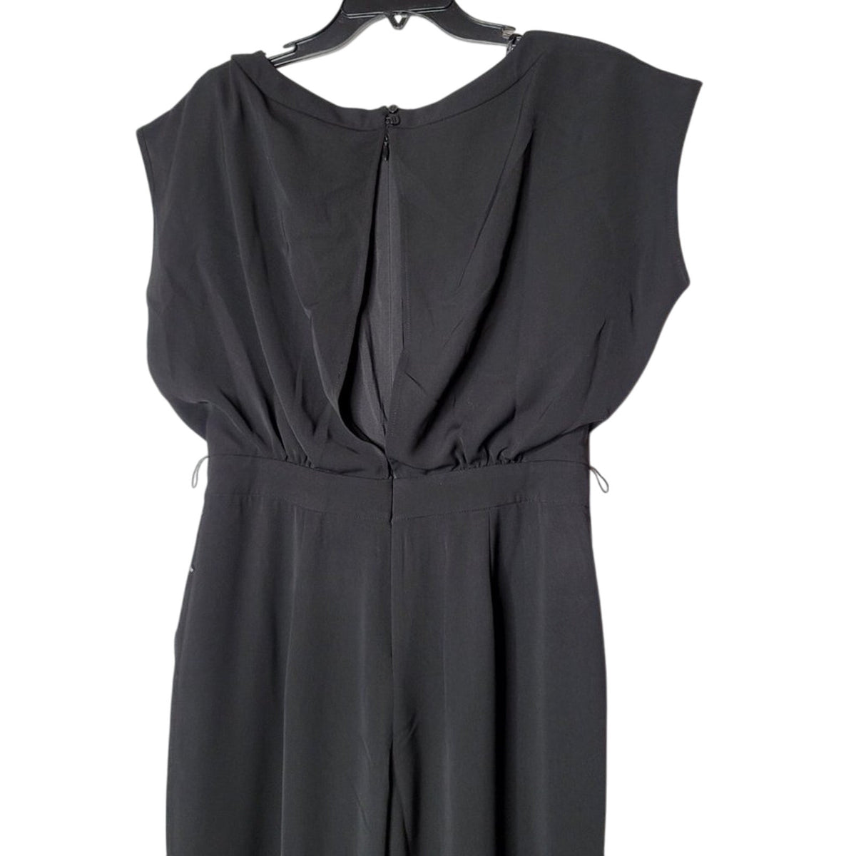 ELIZA J Cap Sleeve Wide Leg Jumpsuit Back zip Size 14 Women's One-Piece Casual