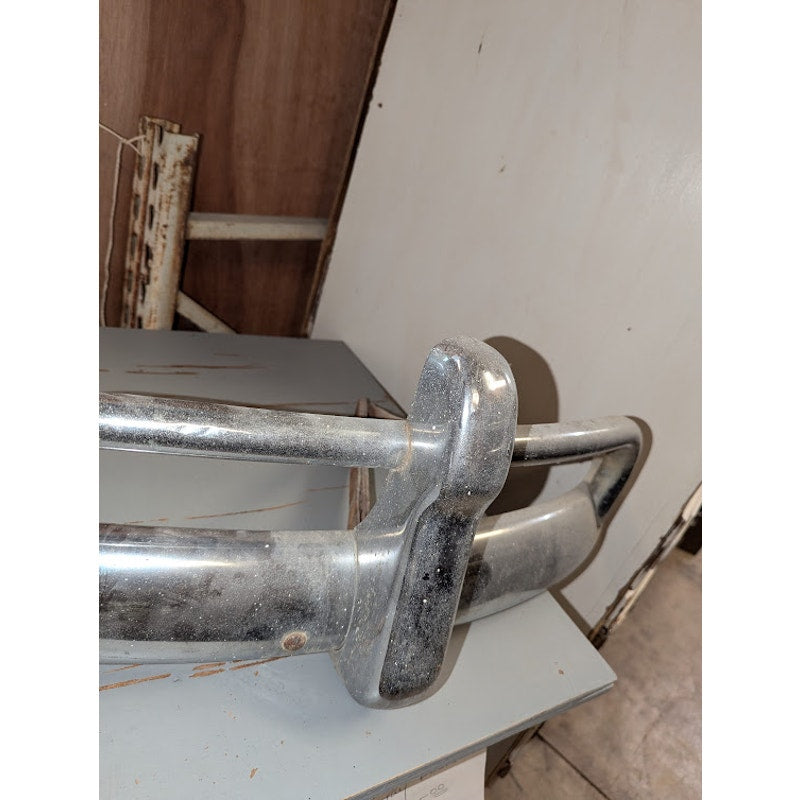 Secondhand Sandies: Vintage Chrome Bumper for Volkswagen. Would be great mancave shelf!