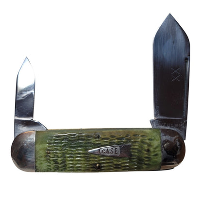 Case Tested XX 62050 Pocket KNIFE Green Bone Scale Sunfish Elephant Toenail