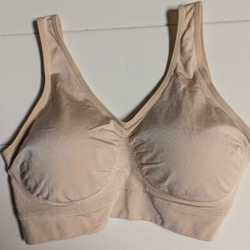 Wacoal Nude Seamless Padded Bralette Sports Bra Size XL 40