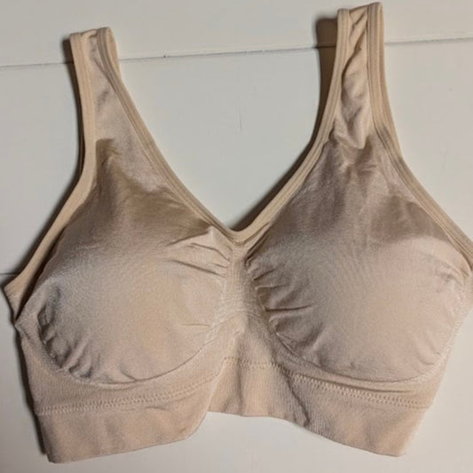 Wacoal Nude Seamless Padded Bralette Sports Bra Size XL 40