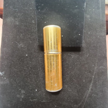 Vintage Refillable Gold Tone Purse Perfume Atomizer Spray Cylinder Case