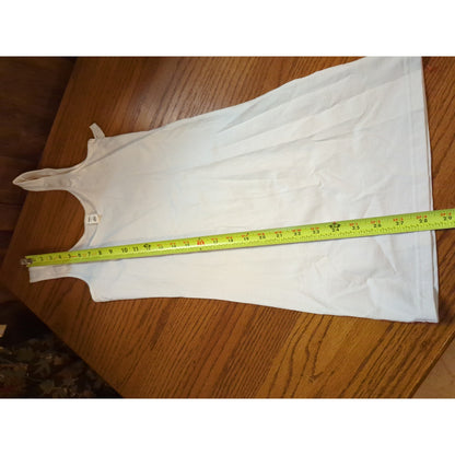 BP. White Scoop Neck Smooth Longline Tank Top Size Small NEW