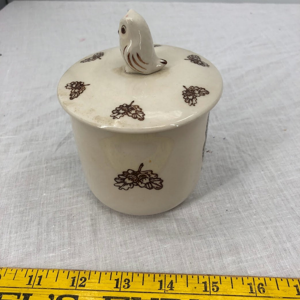 Murano Glass Vase Handblown orange patches white table bulb MCM design 9" glass