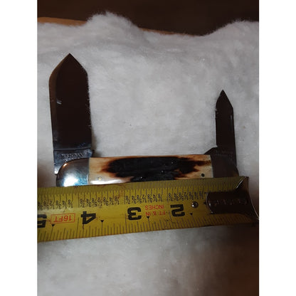 Case XX Tested Folding Pocket KNIFE Elephant Toenail 52050 Sambar Stag  94