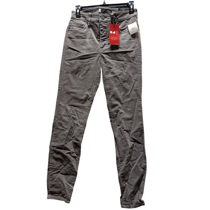 Kut from the Kloth Diana High Rise Fab Ab Skinny Corduroy Pant Concrete Size 0
