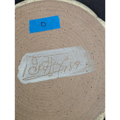 George Griffin Pottery, Sopchoppy Florida Handmade Art Pottery Plate 11"