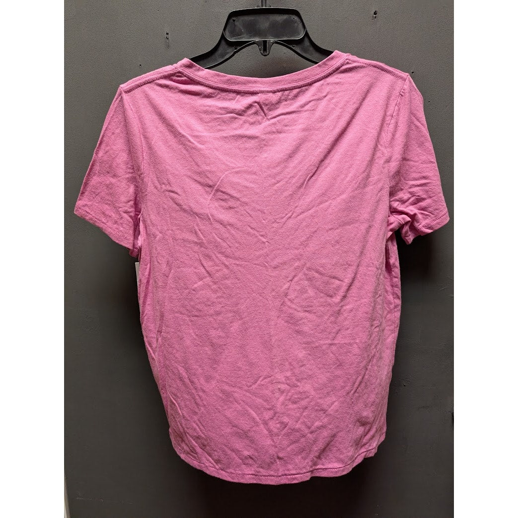 BP. Pink Surprise Size XS VNeck blouse Tshirt short sleeve top NEW casual summer