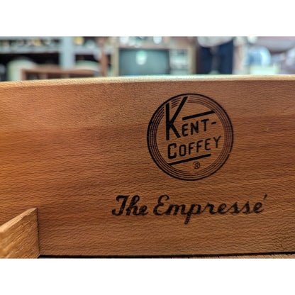 SECONDHAND SANDIES: Kent Coffee The Empresse' Desk PAINTED BY SOMEONE ELSE!  stripe bring it back