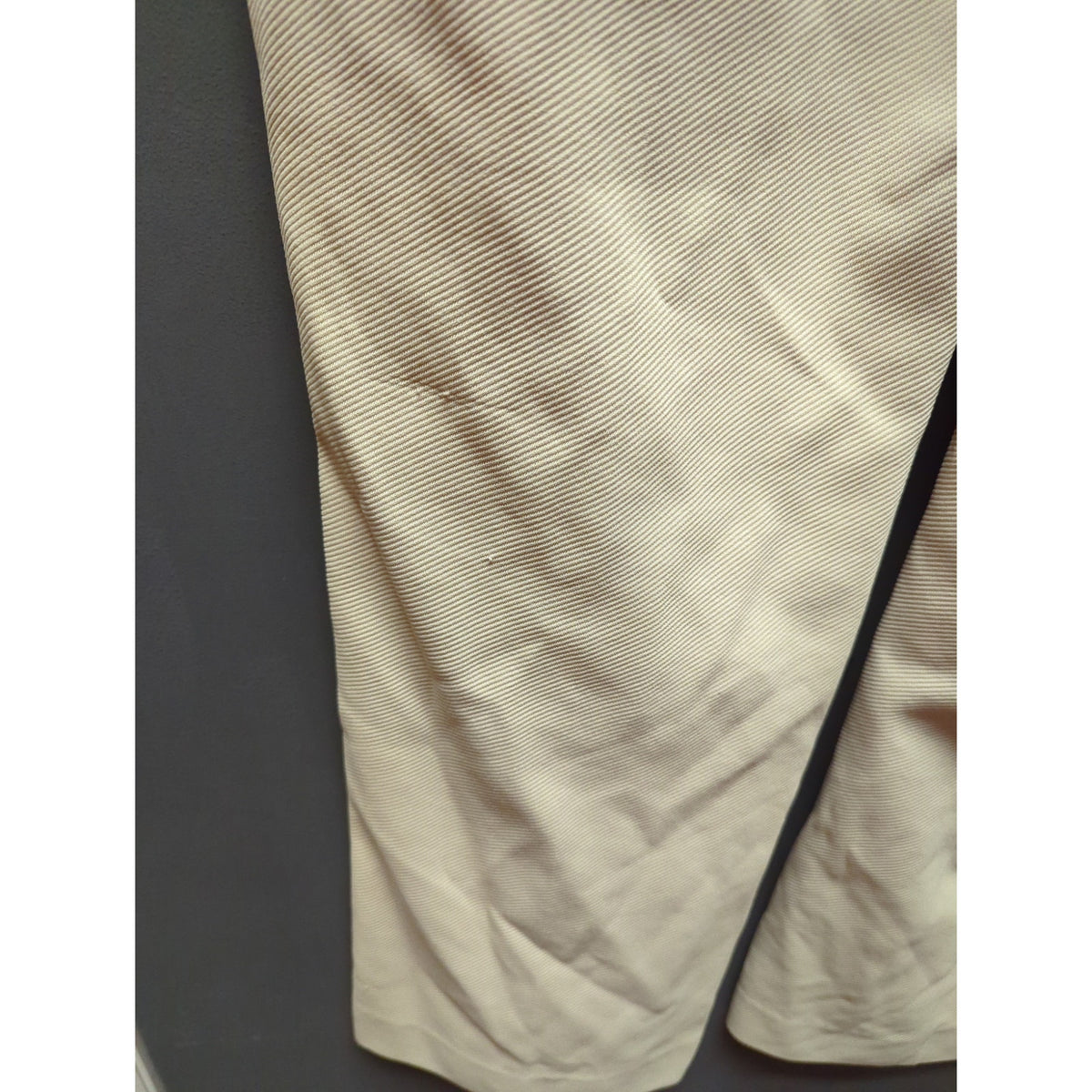 Kings Road Vintage Sears Mens Trouser Tan Stretch Khaki Pant 36" x 30" Polyester