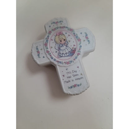 Precious Moments Cross Trinket Box This Day Has Been Made In Heaven Communion
