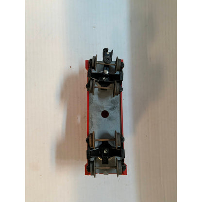 Vintage Red Model Train Caboose Car Metal Undercarriage Lionel #6017
