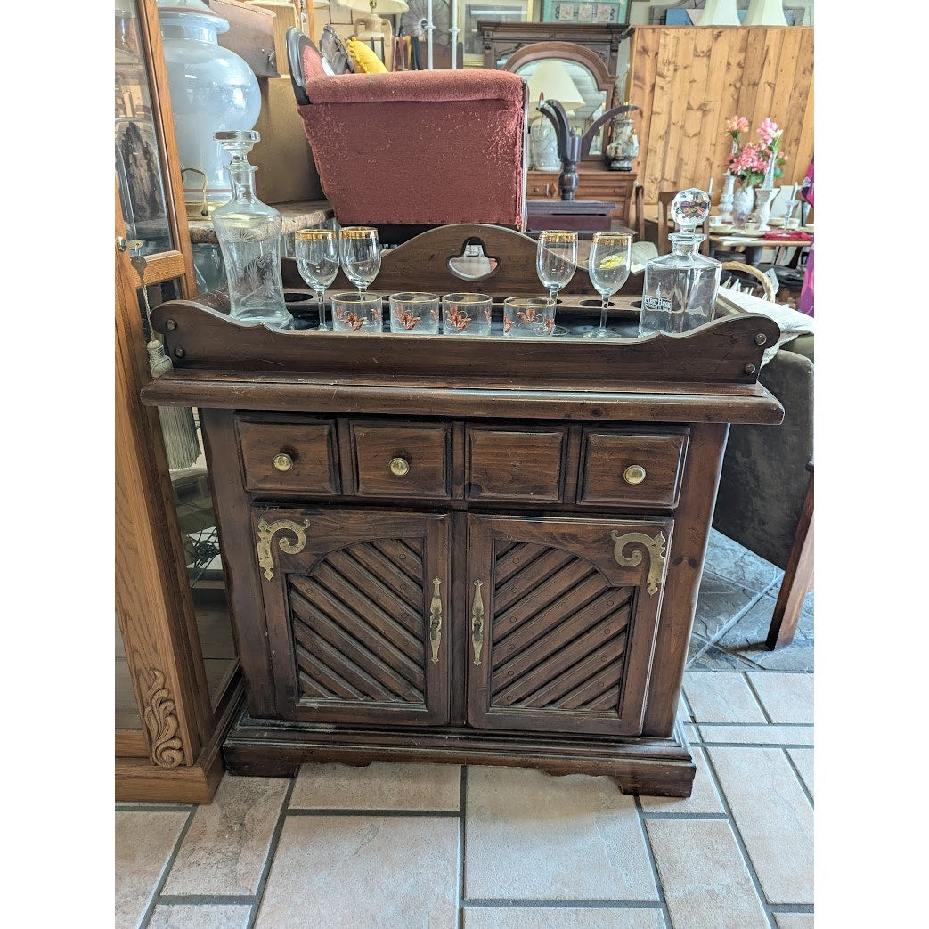Secondhand Sandies: Vintage Thomasville Wood Bar Cart