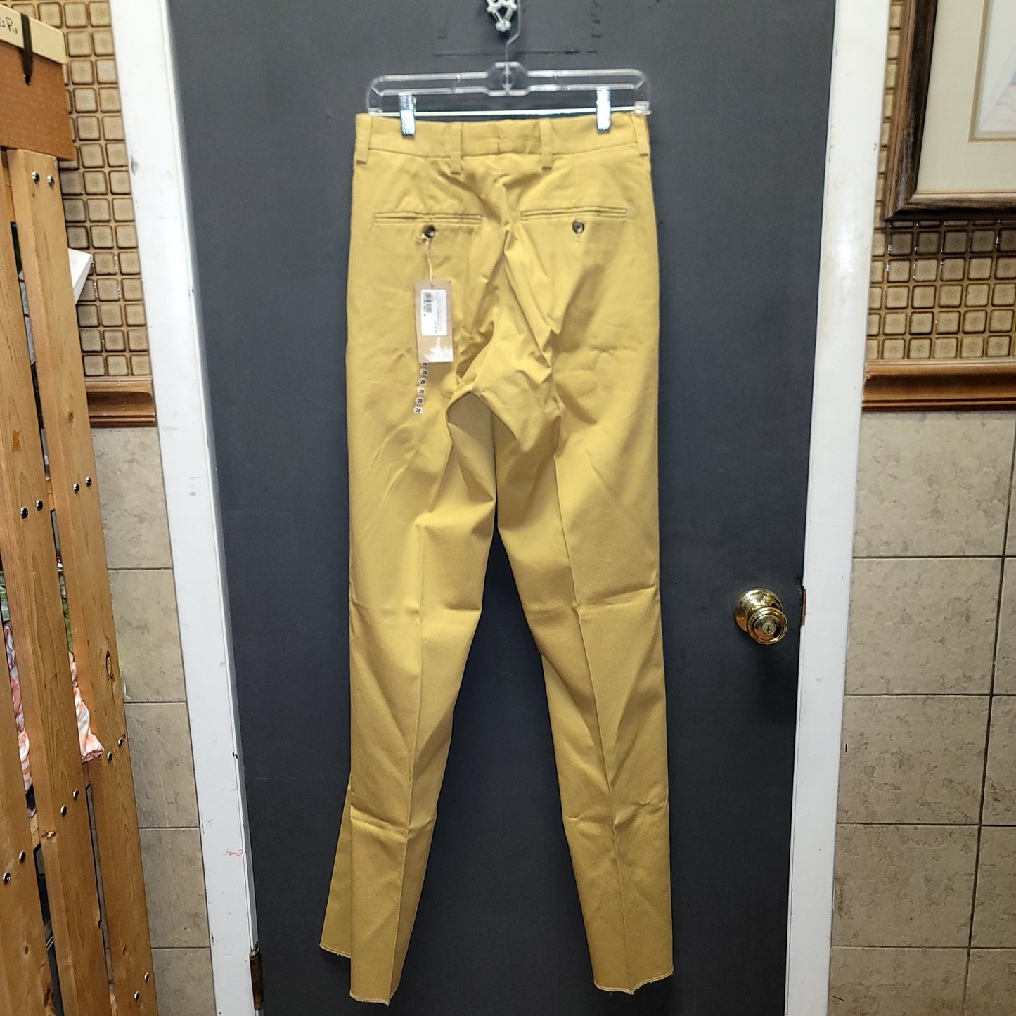 Cotton Twill Suede Pocket trim gold 28" x 38"  Kevin's Plantation $110