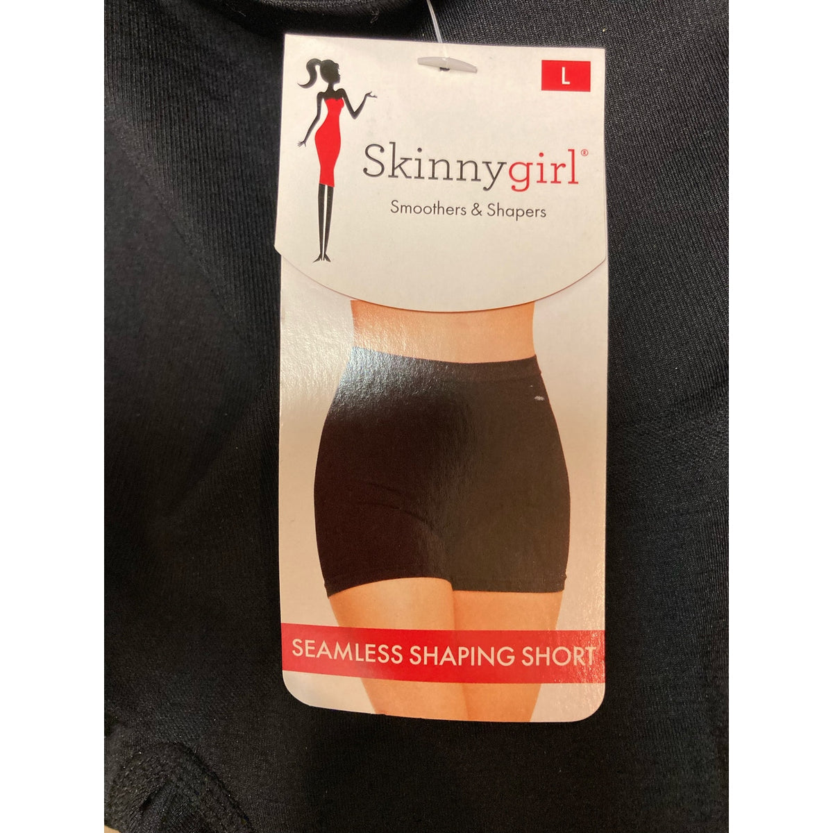 Skinny Girl Seamless Shaping Short Large Black NWT SG7380 GOODBYE MUFFIN TOP