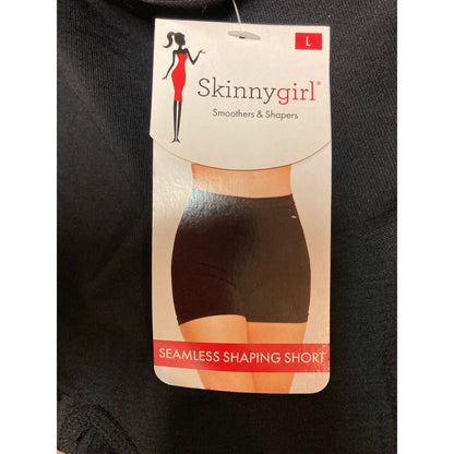 Skinny Girl Seamless Shaping Short Large Black NWT SG7380 GOODBYE MUFFIN TOP