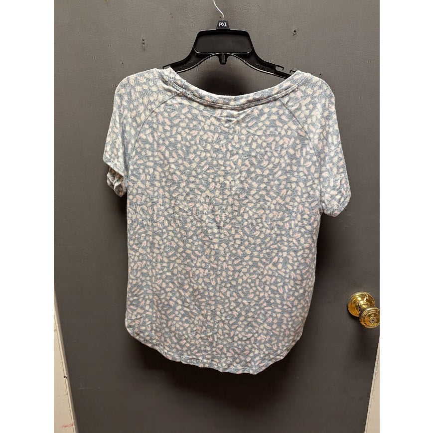 Jaclyn Intimates Soft Short Sleeve Lounge/Pajama Top Sz Medium geometric NWT