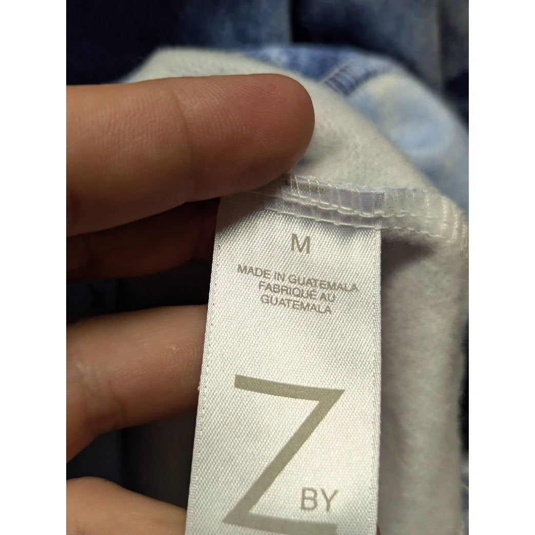 Z by Zella Tie-Dye Long Sleeve Sweatshirt Size Medium Activewear NEW