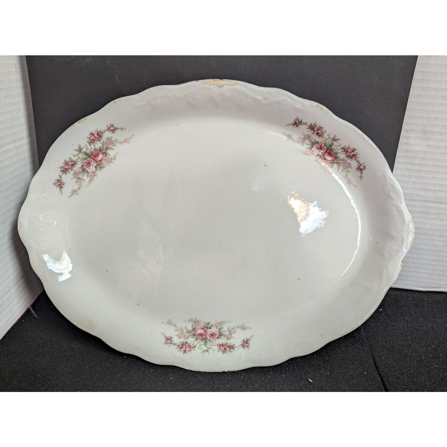 Antique W. S. George "New Era" Porcelain Oval Serving Platter
