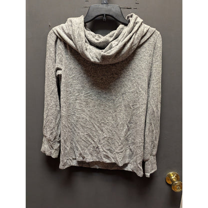 Gibson Gray Cowl Neck Long Sleeve Top Size XS NWT