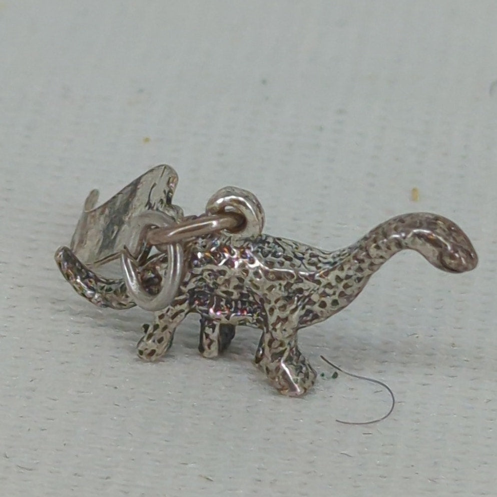 Vintage Sterling Silver Dinosaurland Utah Brontosaurus Charm